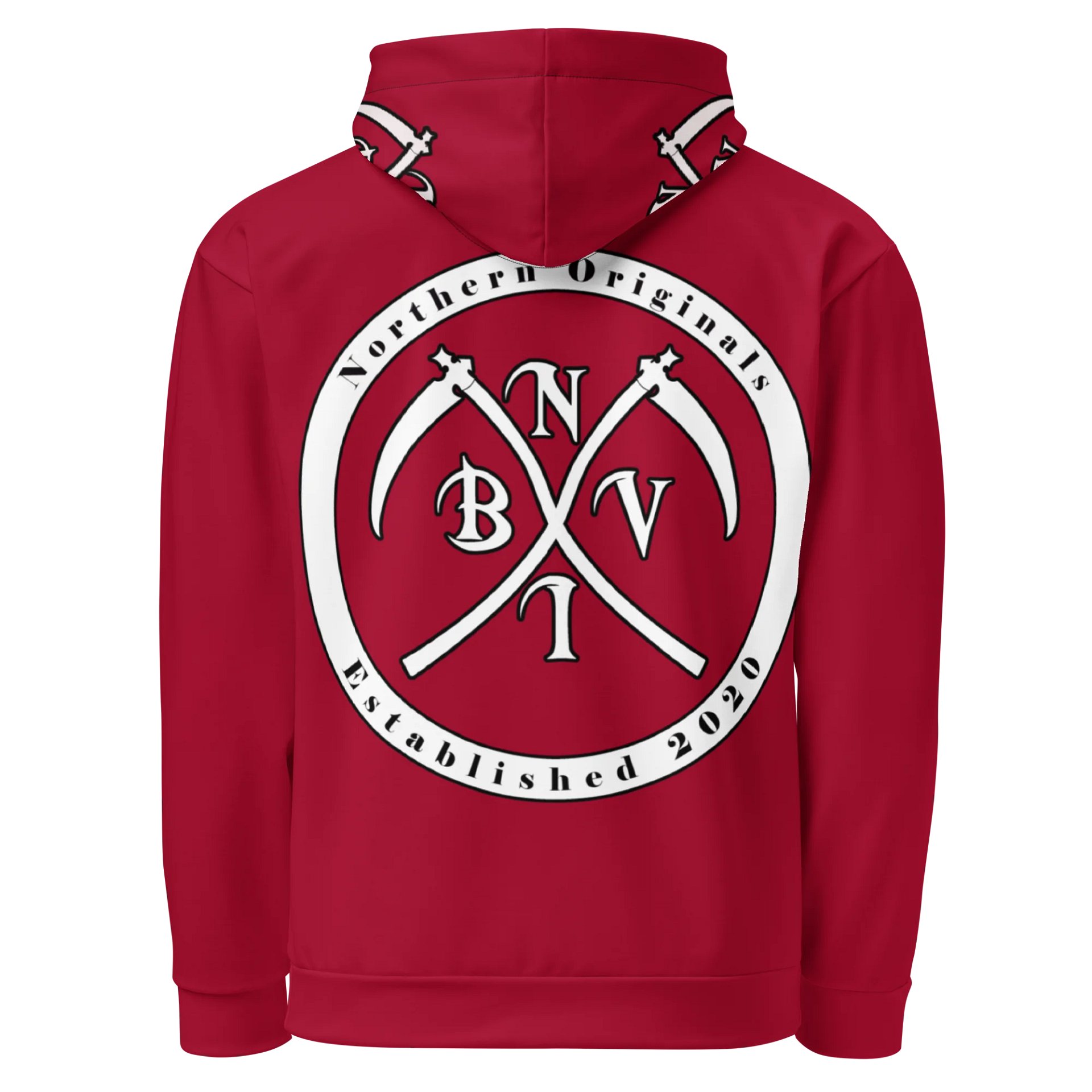All-Over Print Hoodie Red product image (3)