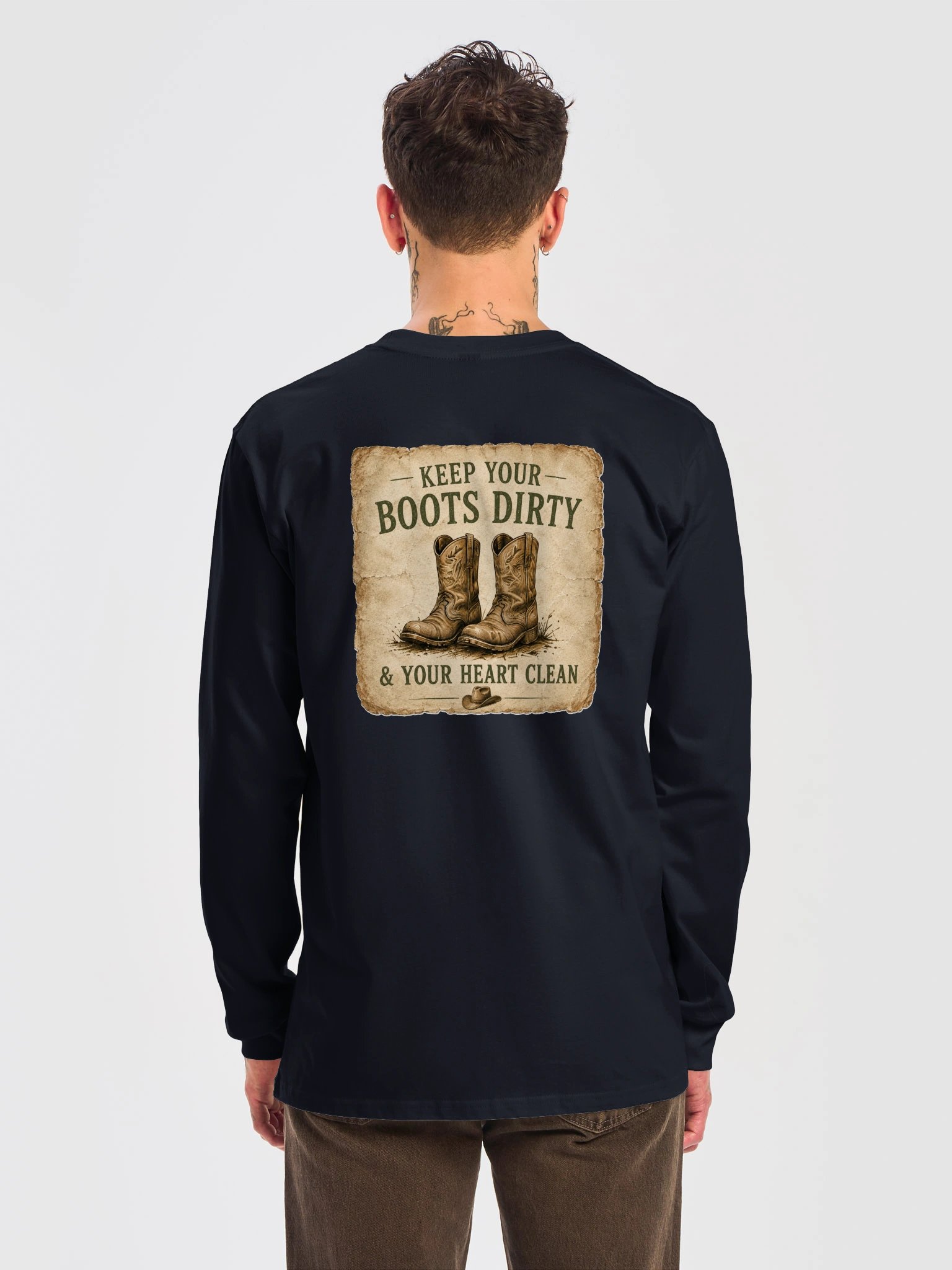 Keep Your Boots Dirty Long Sleeve Tee product image (6)