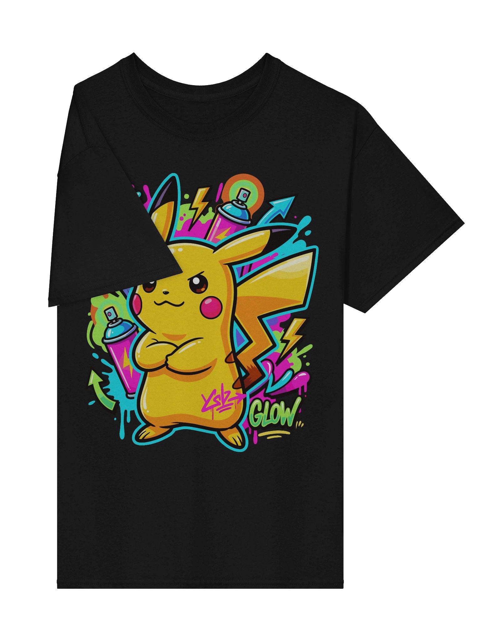 Pikachu graffiti t-shirt product image (4)