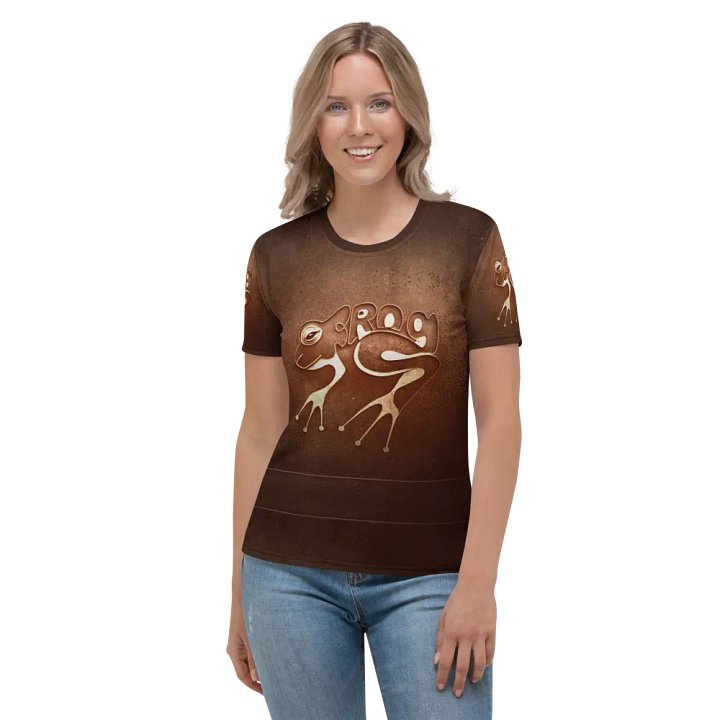 Frog typography t shirt product image (1)