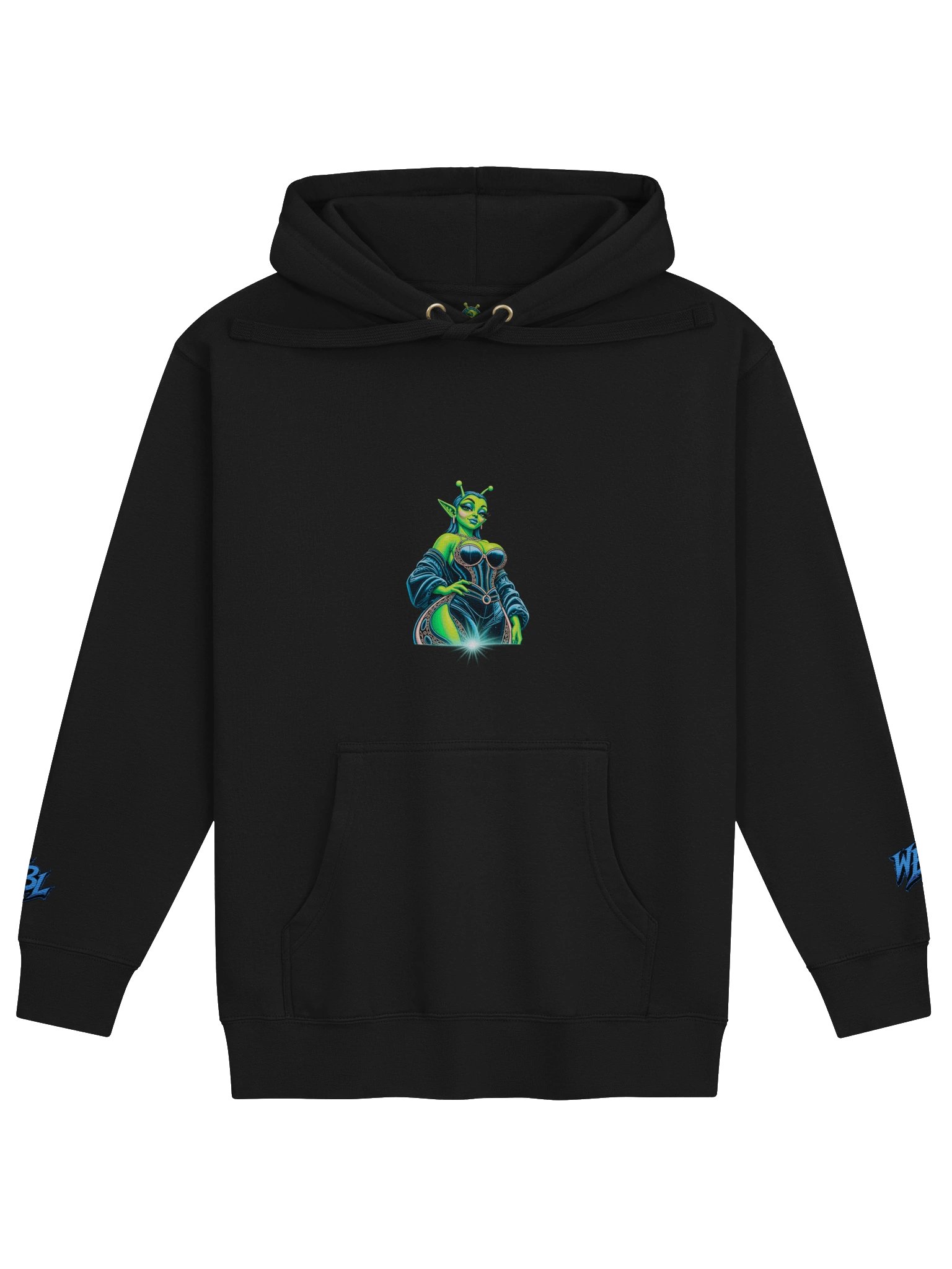 Cosmic Teal Baddy Hoodie product image (1)