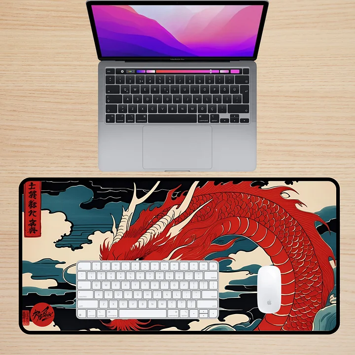 Ryoshin - Burning Passion (Moeru Jōnetsu), Ancient Ryū Collection, Desk Mat product image (2)