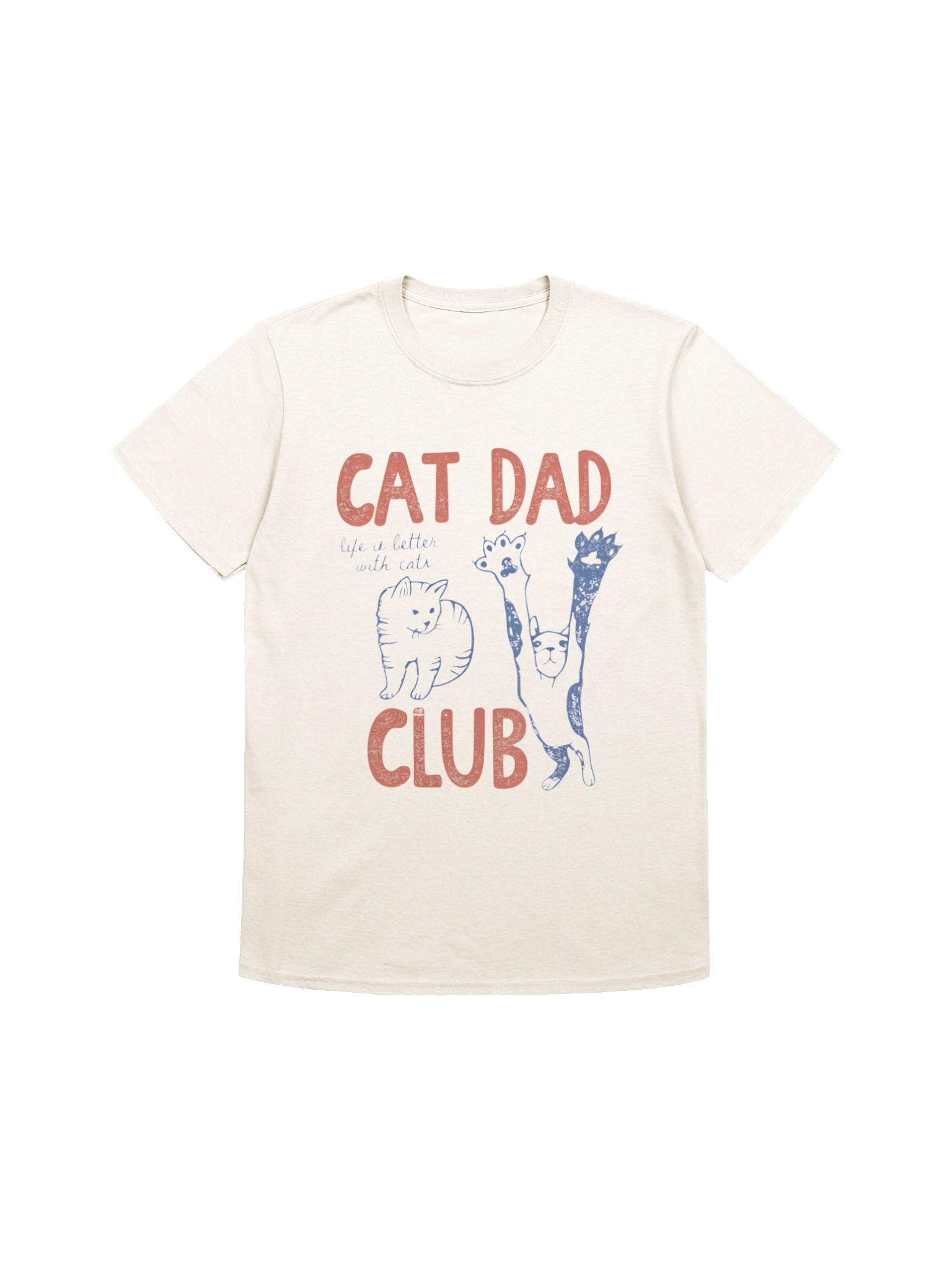 Cat Dad Club Life Is Better With Cats Shirt product image (1)