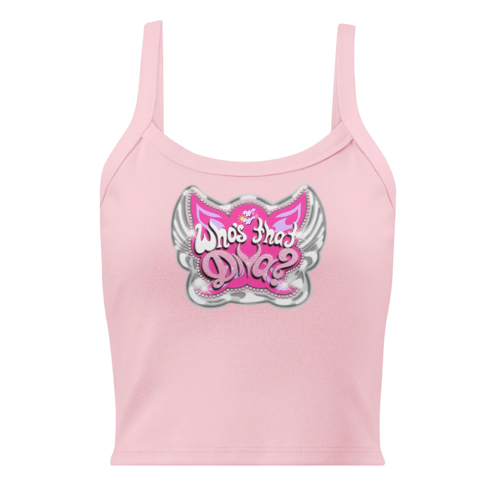 Who's That Diva? Micro Ribbed Tank Top product image (1)