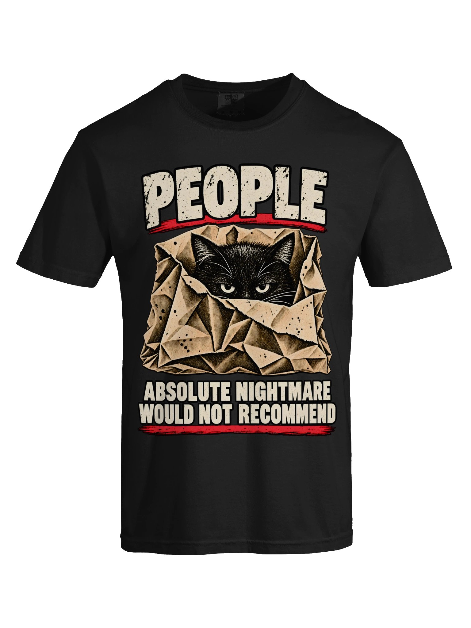 PEOPLE // ABSOLUTE NIGHTMARE Heavyweight Graphic Tee product image (5)