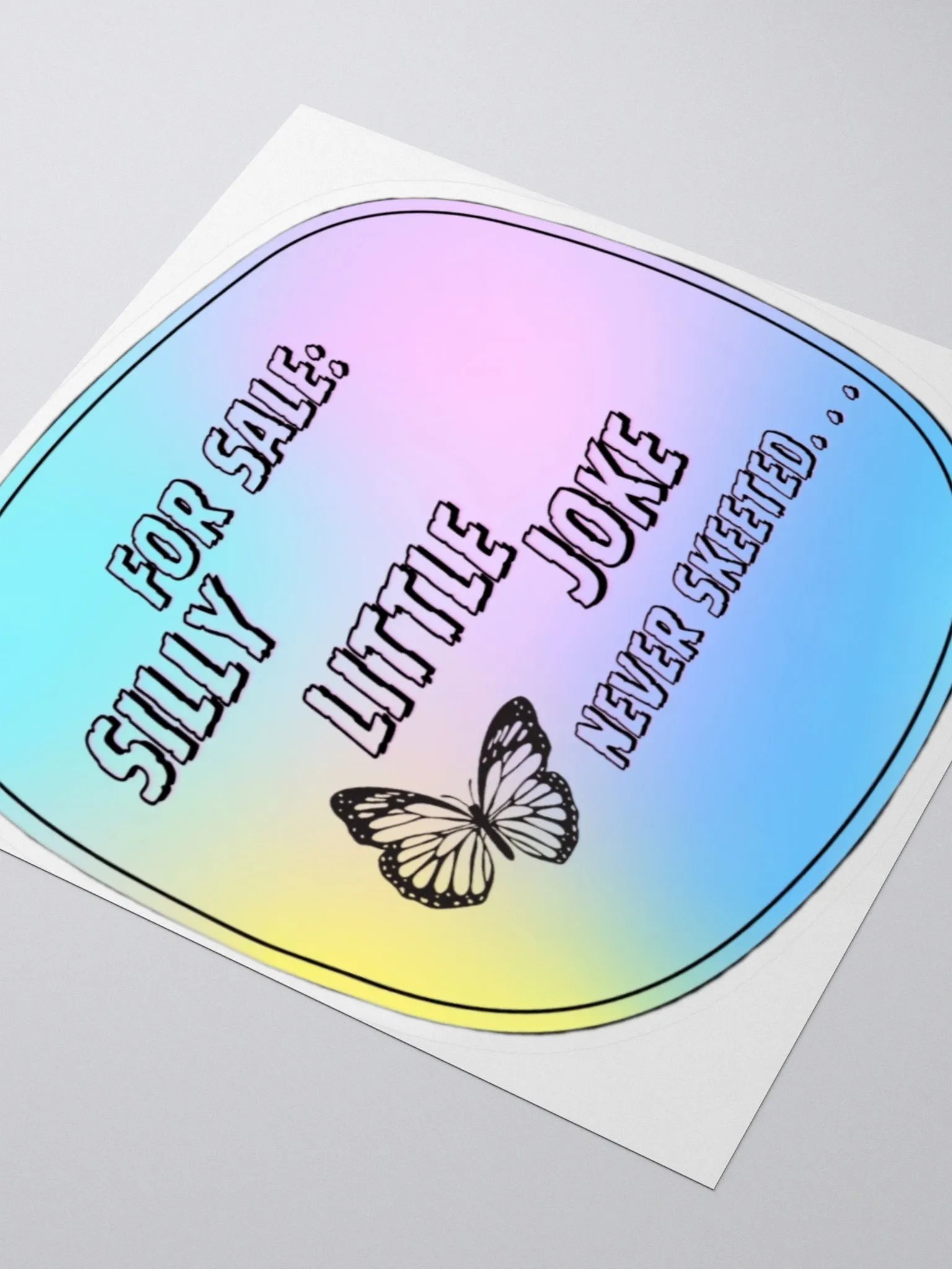Garak Sticker Silly Little Joke Sticker | Garak's Emporium of Mid