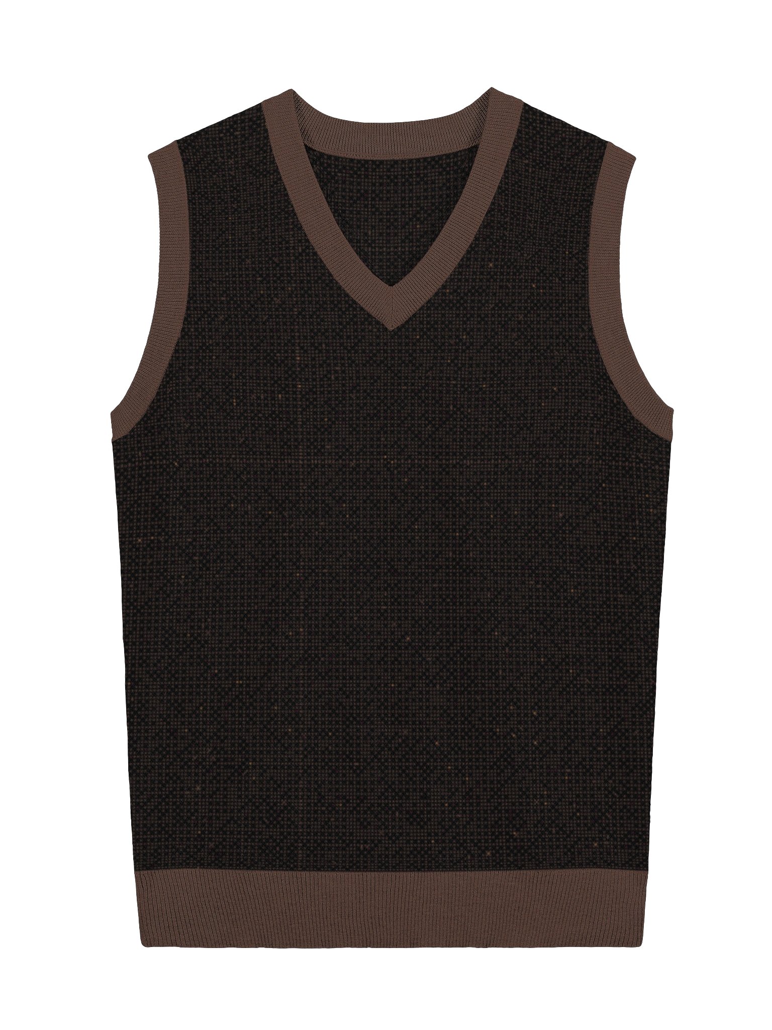 Knit V-Neck Vest product image (1)