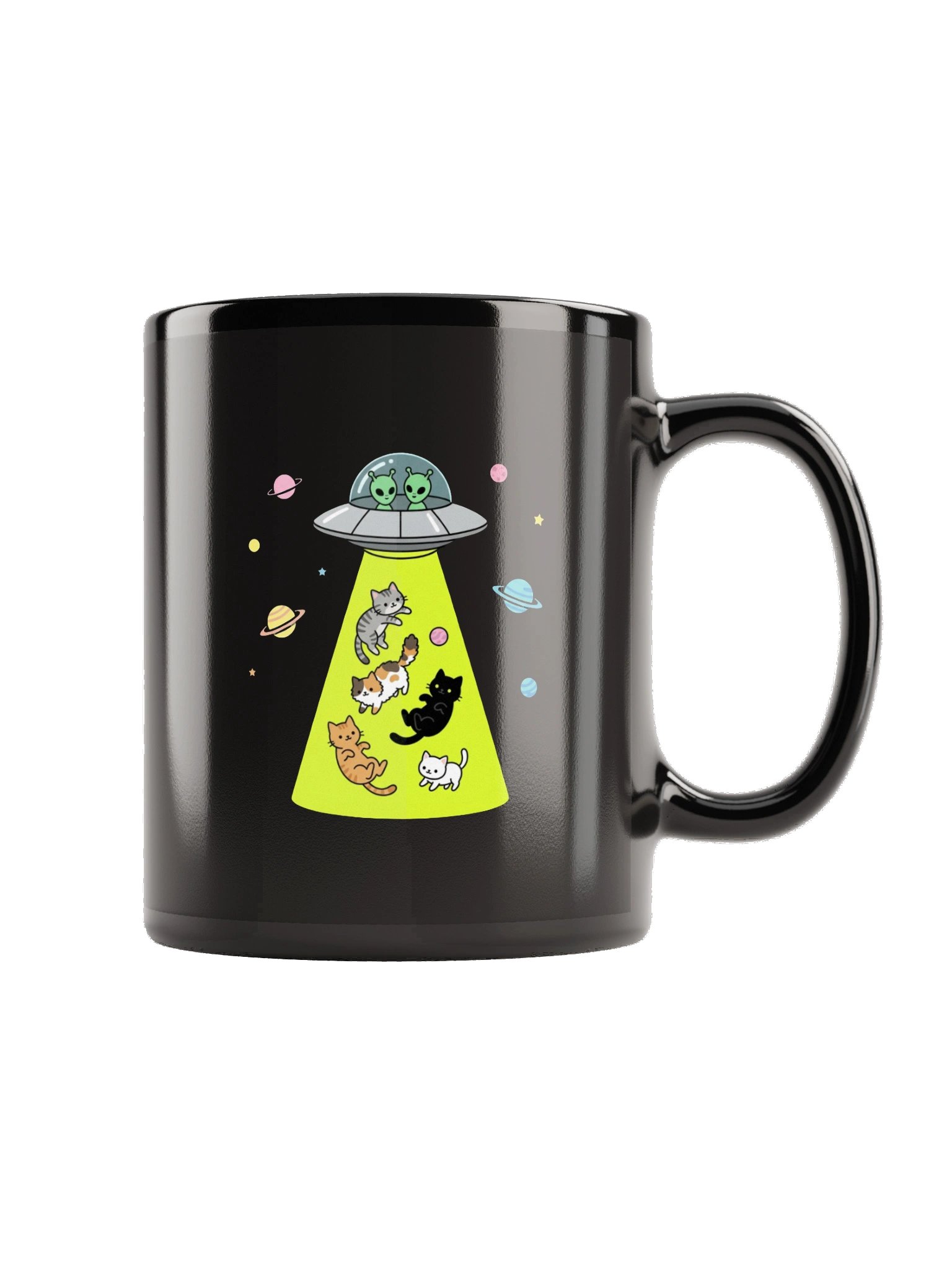 Alien Cat Beam Mug product image (3)