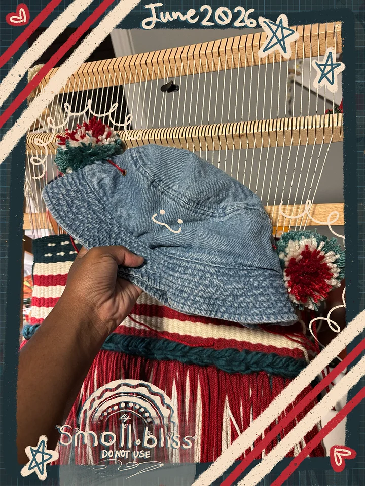 Attachable Patriotic/USA Pom Pom (LIMITED) product image (1)