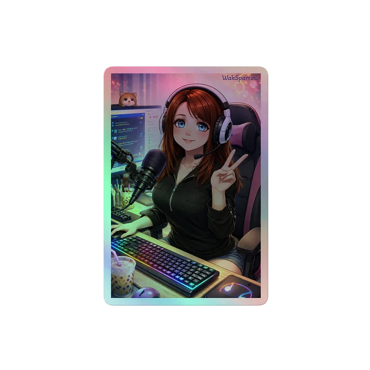 WakSparrow Holographic Sticker Set product image (2)