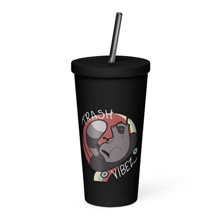 Charlie's Trash Vibez Sippy (But It's Black) product image (1)