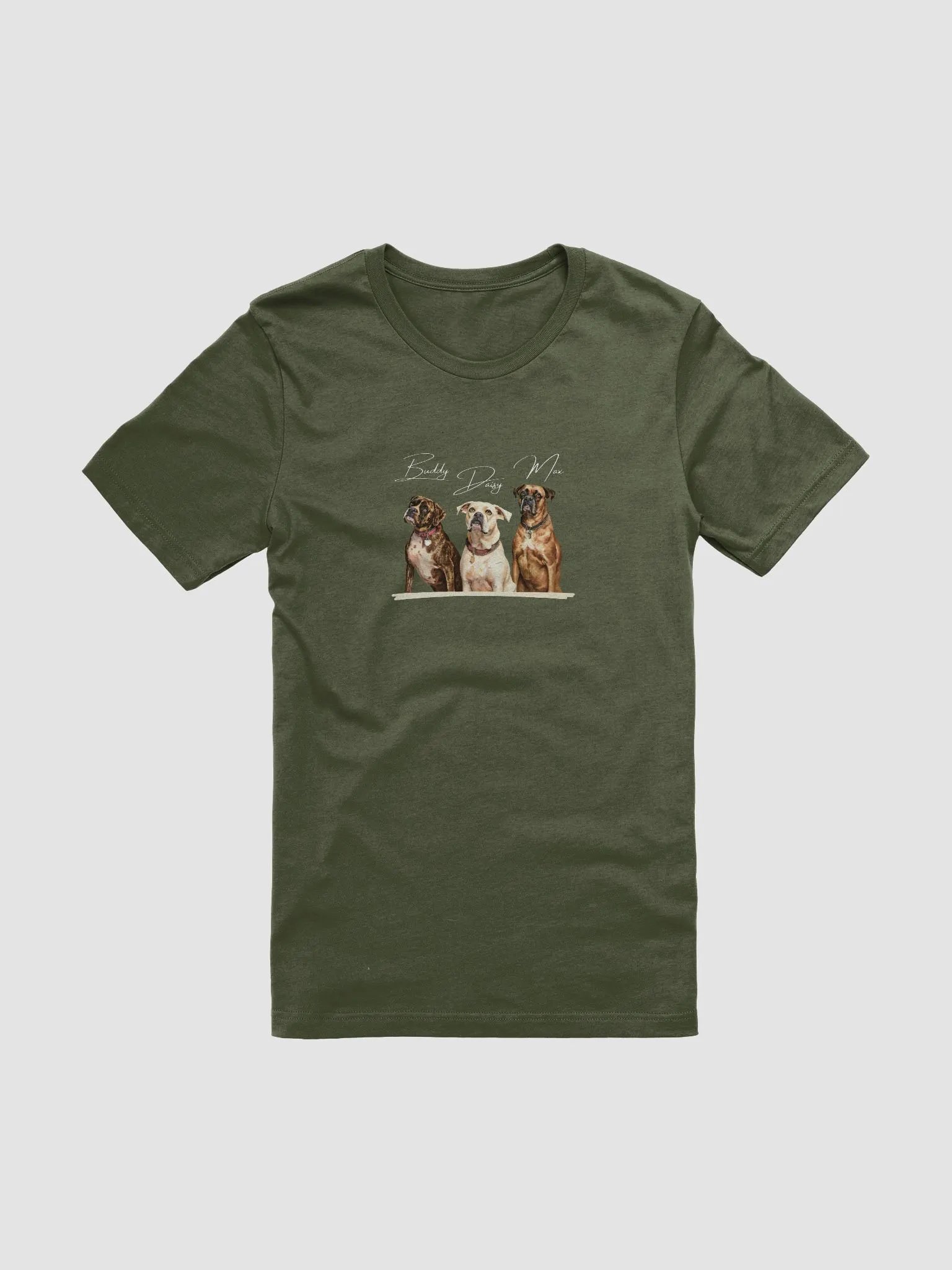 GROUP CUSTOM PET DESIGNS / T-SHIRT WITH PERSONALIZED NAME / DIGITAL ART III product image (3)