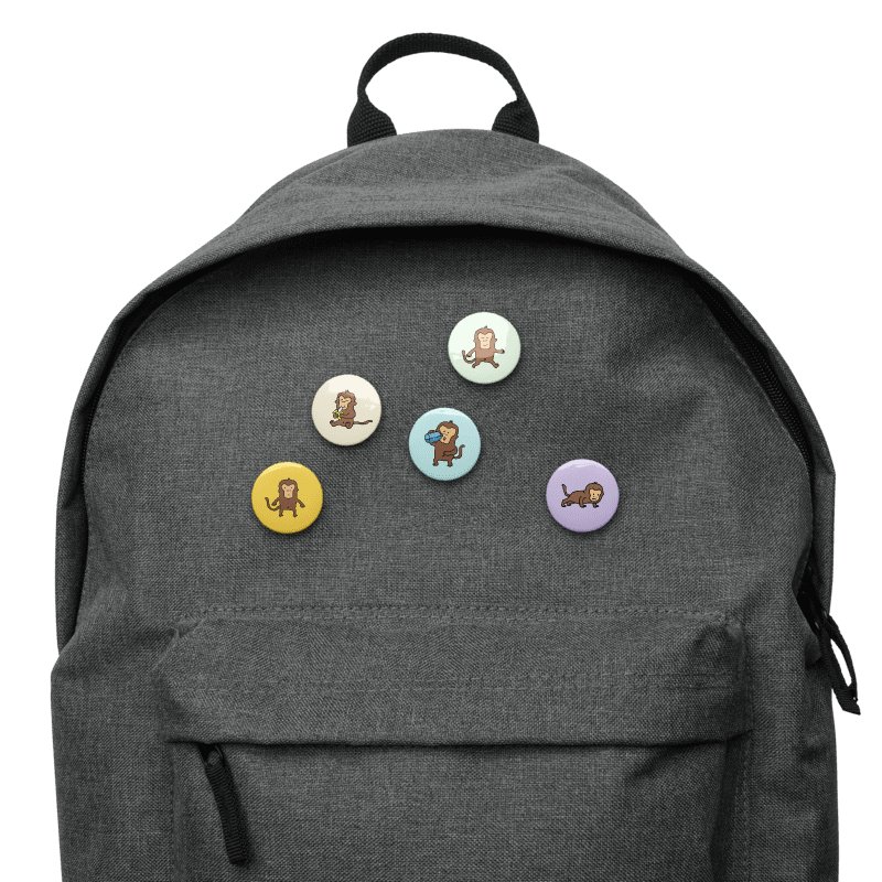 MonkeyMind101 Pin Button Set product image (3)