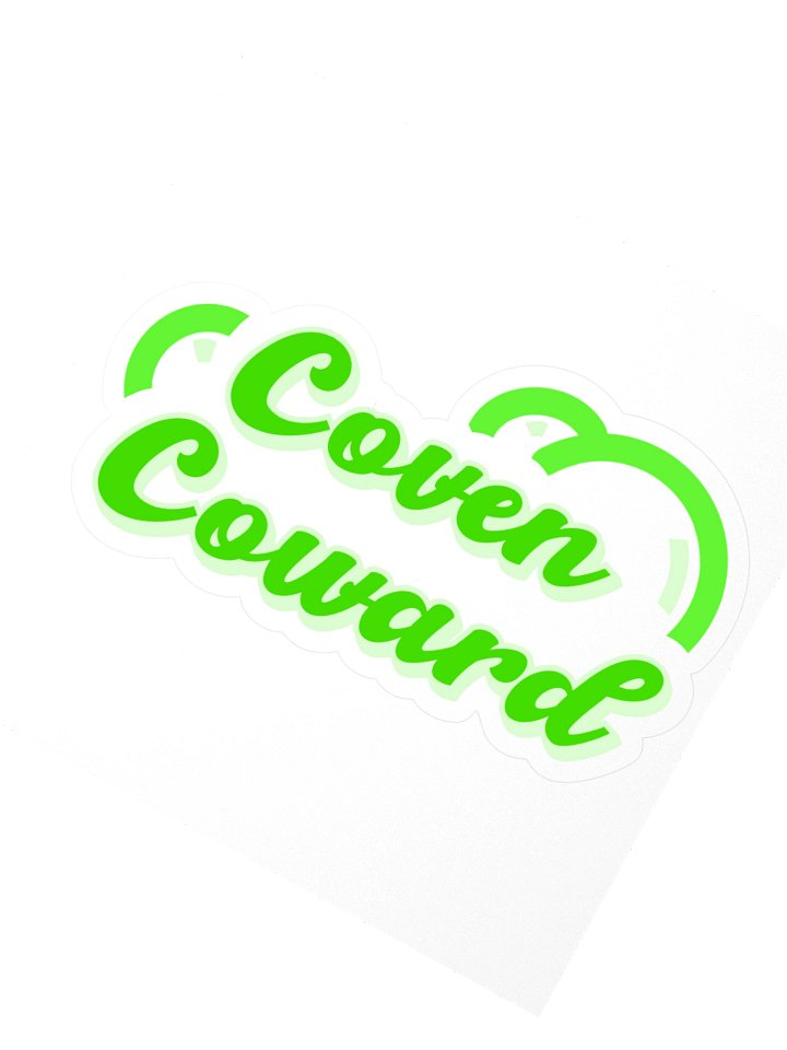 Coven Coward Sticker product image (2)