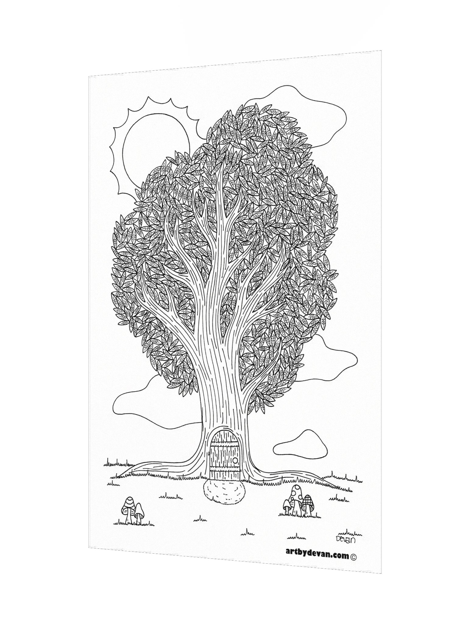 Color Your Own Art: Little Door product image (3)