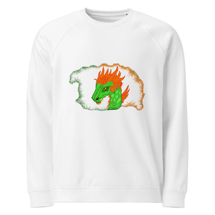 Dragon's Breath Unisex Organic Raglan Sweatshirt product image (1)
