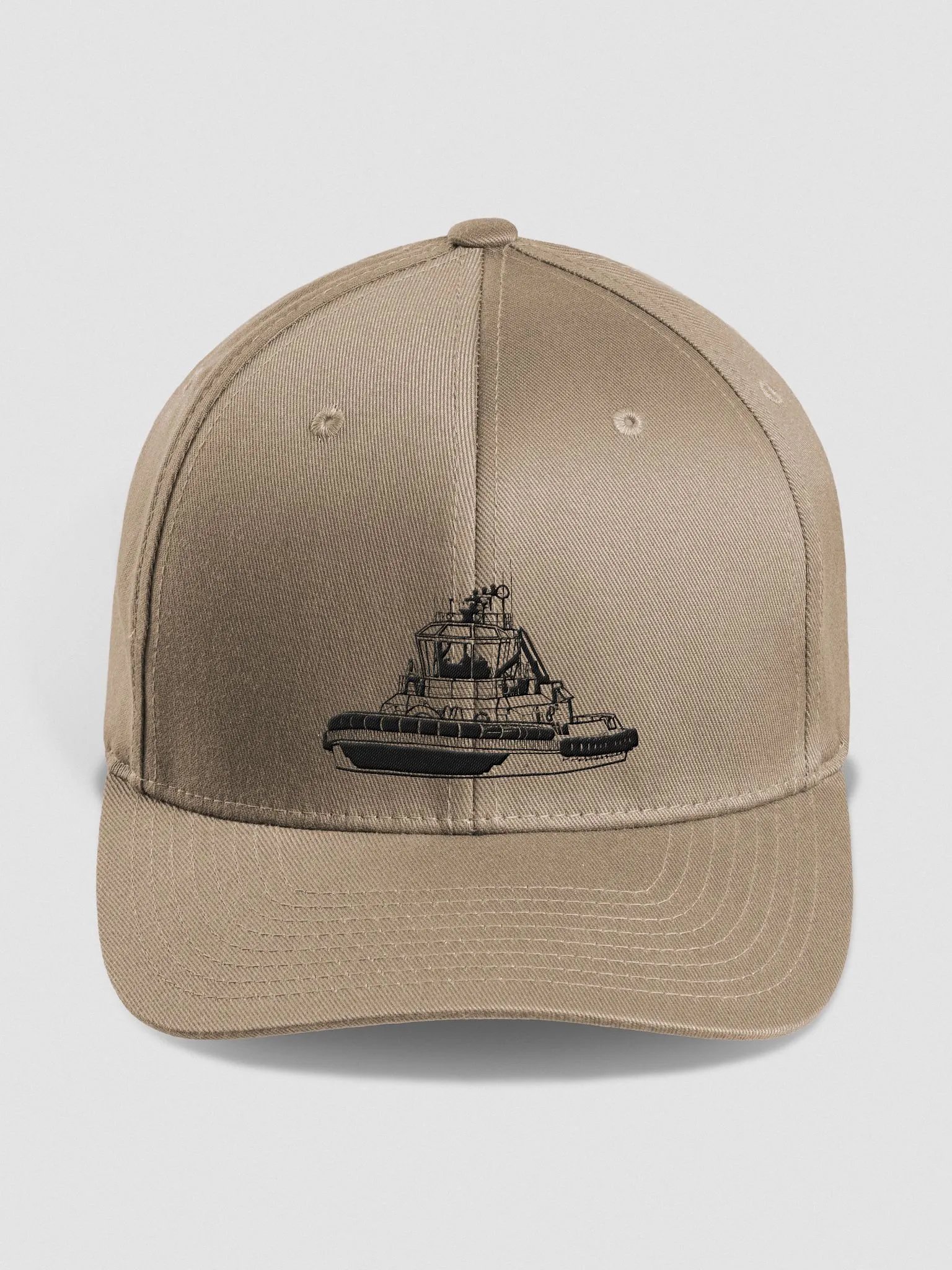 Black Athena tug Fitted Flexfit Cap product image (1)