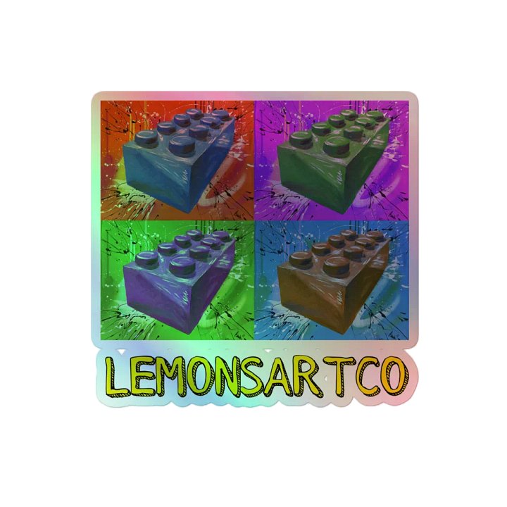 POP Bricks Quattro Holographic Stickers product image (2)