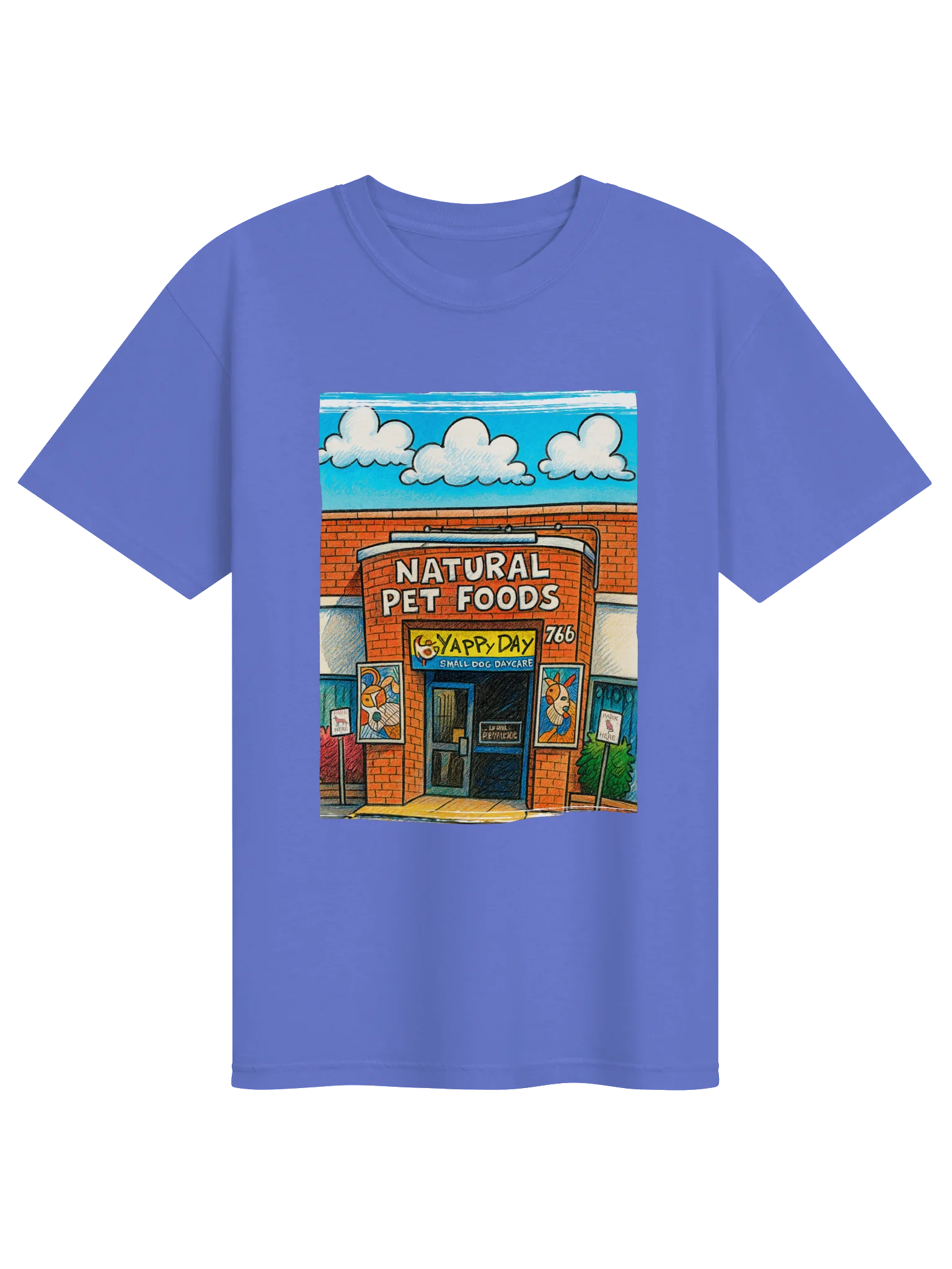 Natural Pet Foods Caricature T-Shirt product image (1)