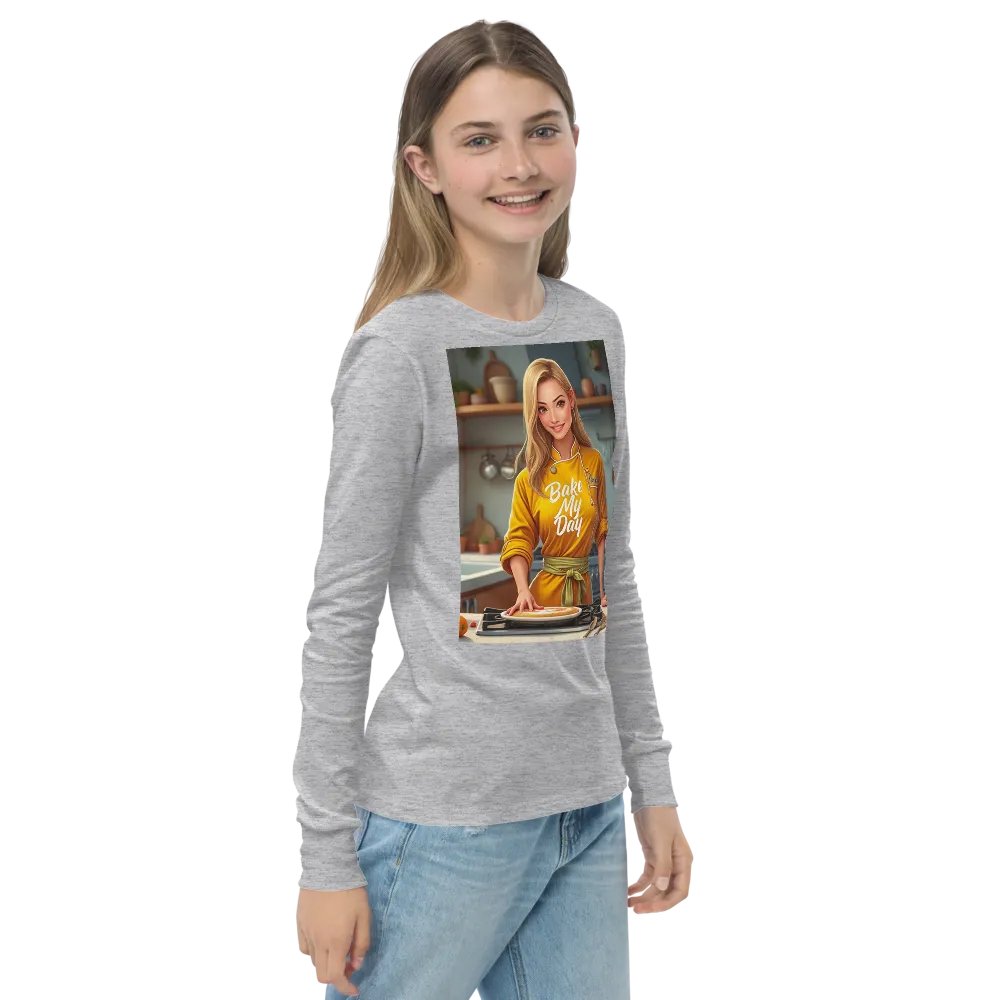 Bake My Day Youth Long Sleeve Tee product image (23)