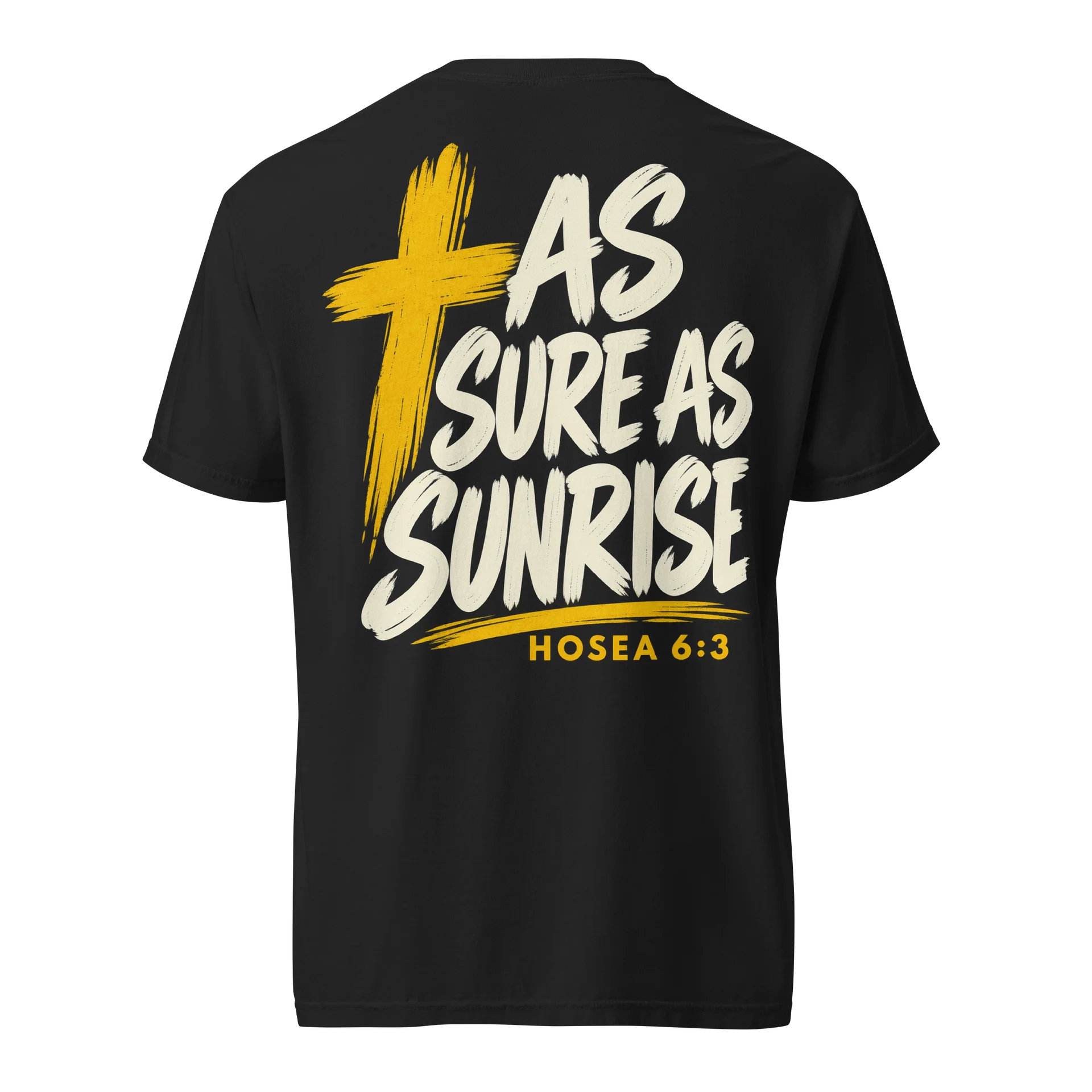 As Sure As Sunrise | Hosea 6:3 Faith Tee product image (1)