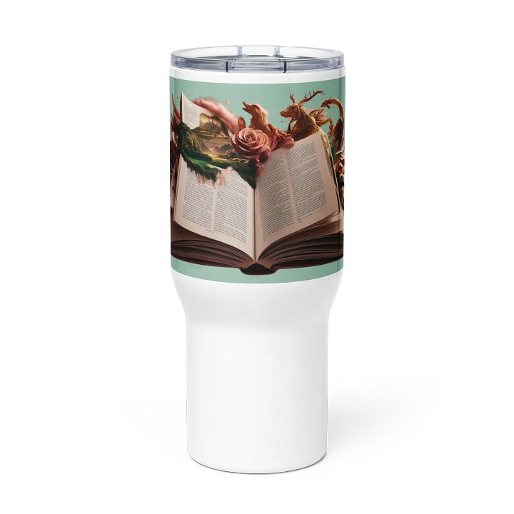 Novel Concepts Publishing – Romantasy Realms Travel Mug (Green) product image (3)