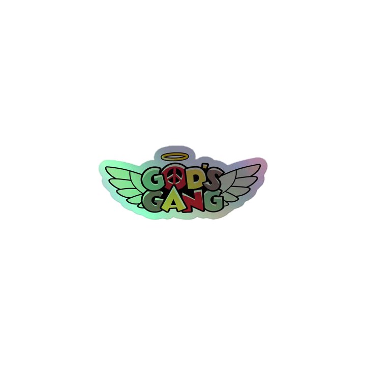 God's Gang Holographic Sticker product image (1)