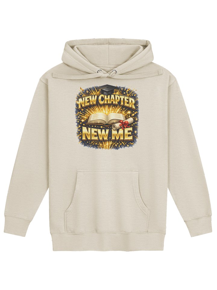 New Chapter New Me — Cotton Heritage Unisex Graduation Hoodie product image (1)