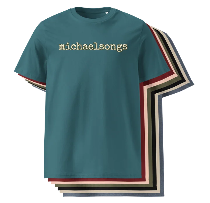 organic tee w/horizontal logo product image (1)