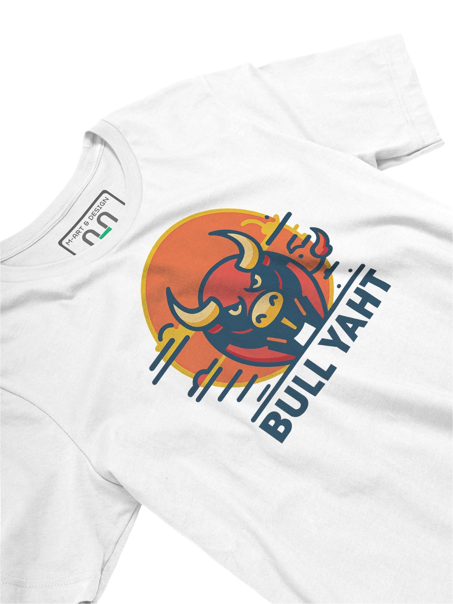 BULL YAHT Power Tee – Unleash the Charge, Wear the Legend - by M-Art & Design product image (2)
