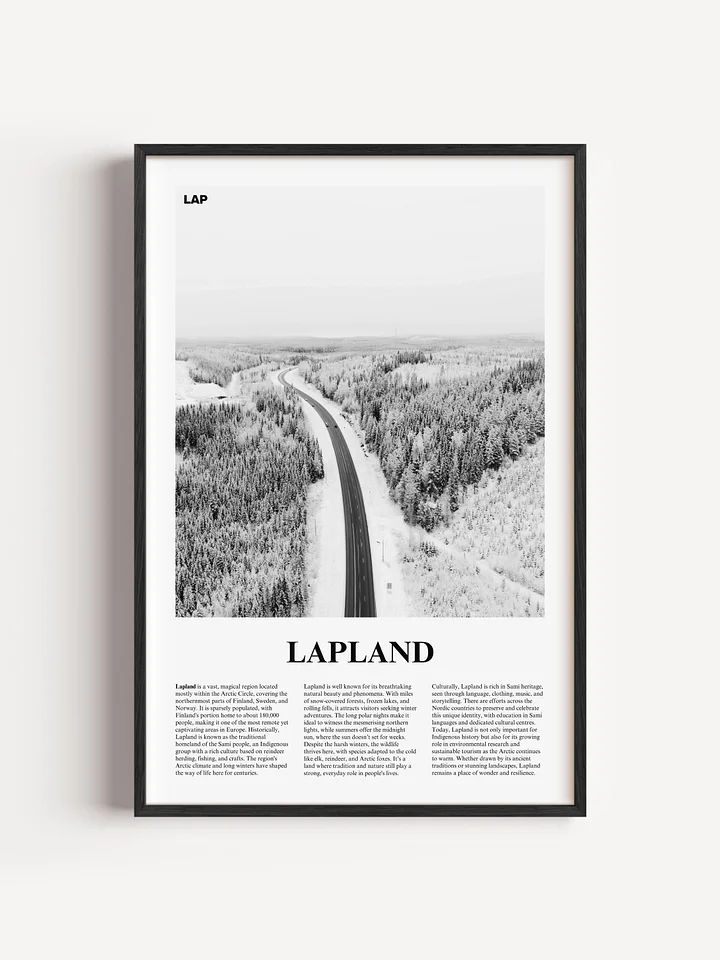 Lapland 01 Newspaper Poster product image (1)