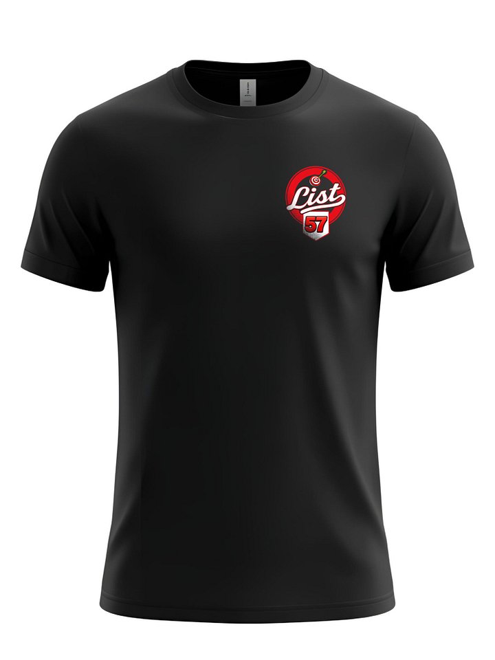 List 57 Chest Print T Shirt Small Front Graphic Retro Dartboard Sports Tee Unisex Casual Printed Top Athletic Number Design Streetwear product image (1)