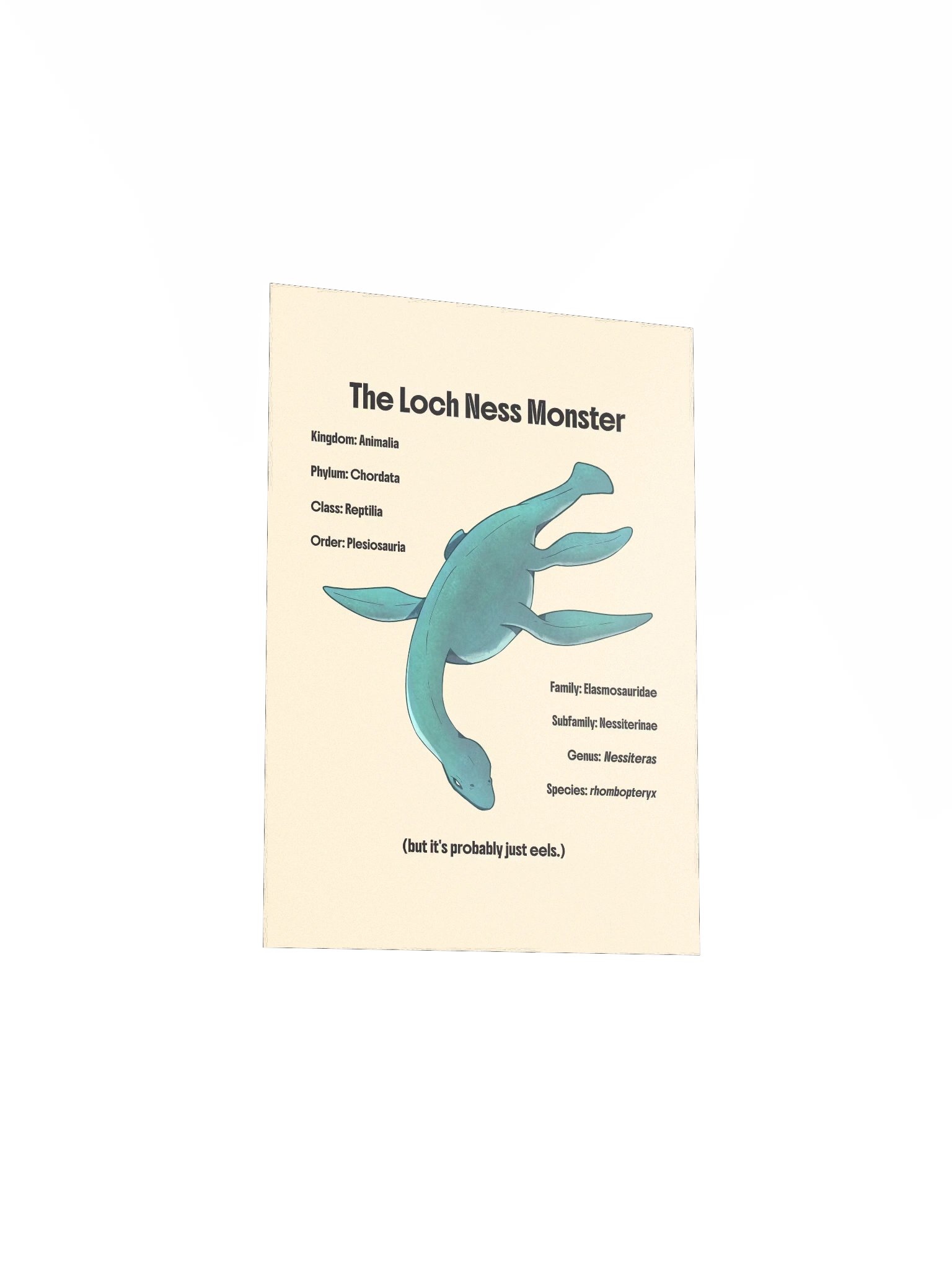 Nessie the Plesiosaur - Poster product image (19)