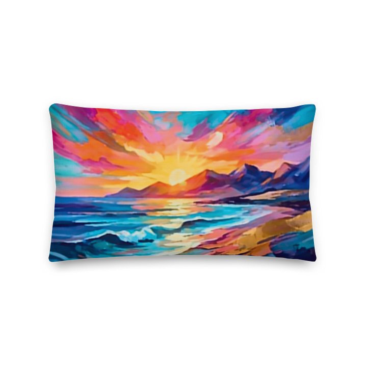 Solstice Glow All-Over Print Premium Pillow product image (1)