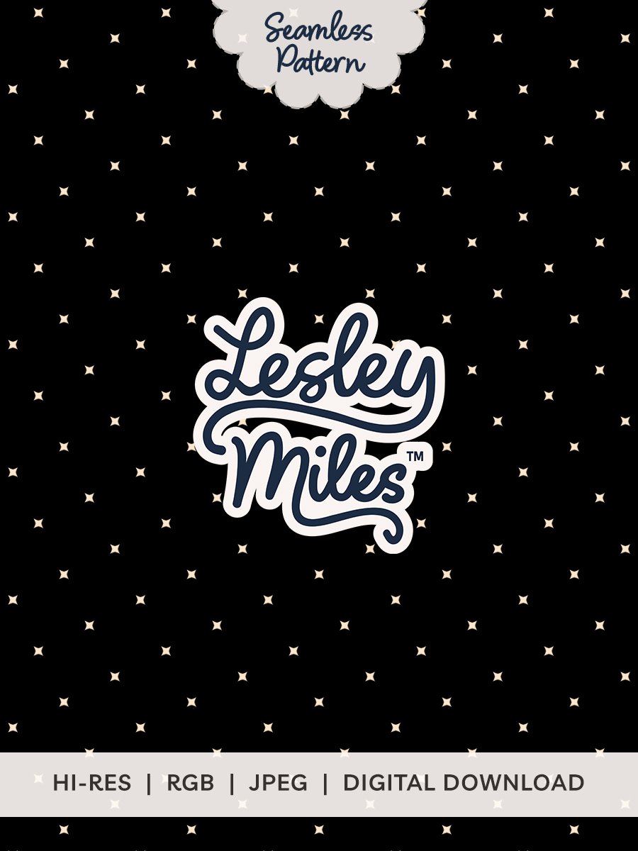Moonlit Sparkles Seamless Pattern product image (1)