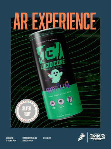 I developed Lucid Core, a modular energy drink concept built for the digital underground: night coders, glitch artists, lucid...