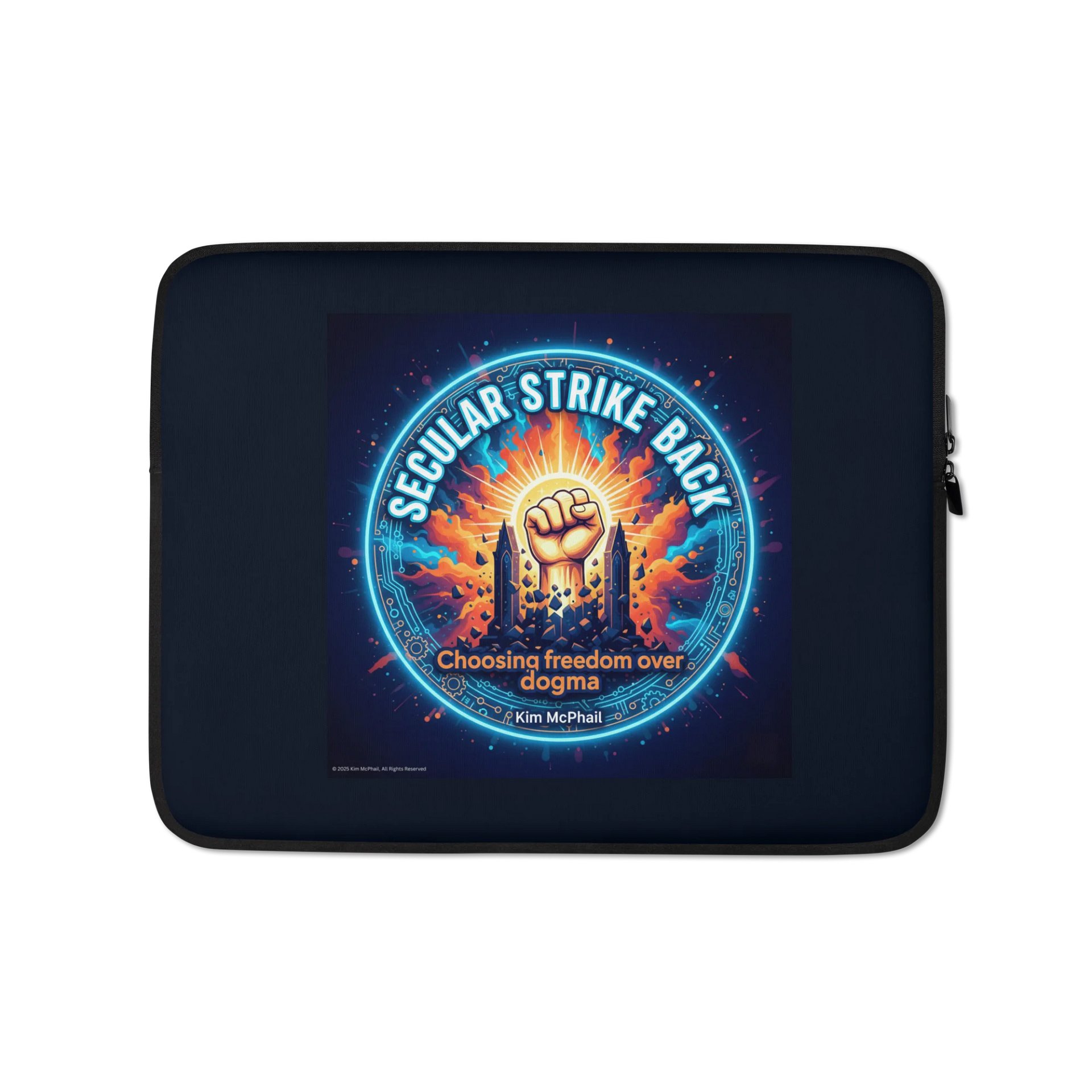 Secular Strike Back Laptop Sleeve product image (1)