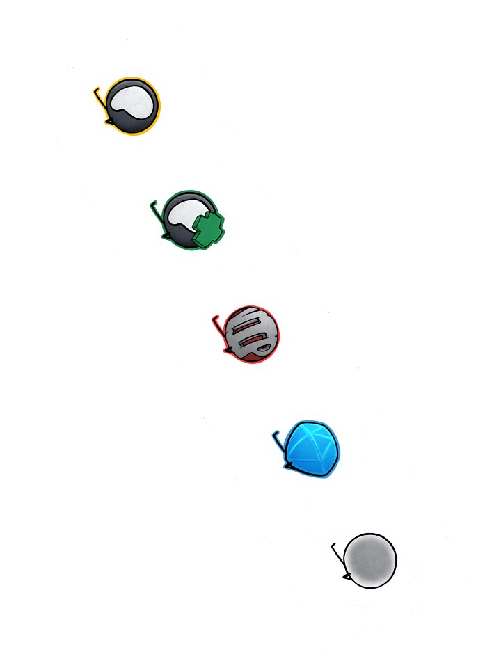 Pebble's Rockpile Tiers Sticker Selection product image (2)