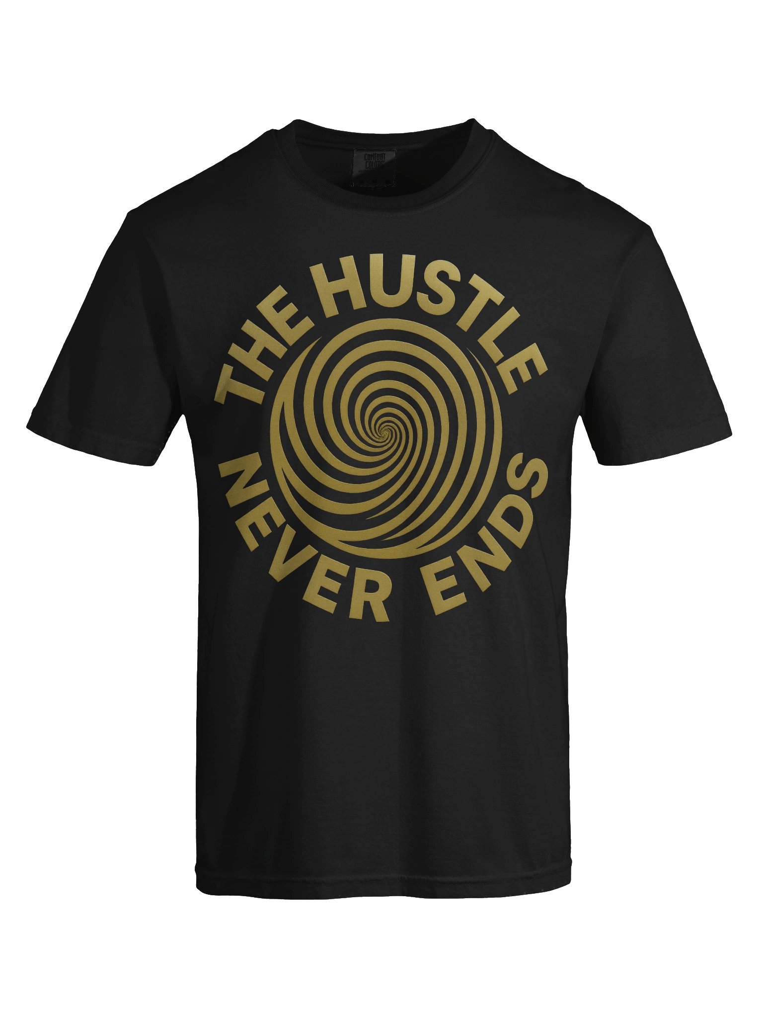 MAXMONEY Gold Spiral Hustle Tee product image (5)