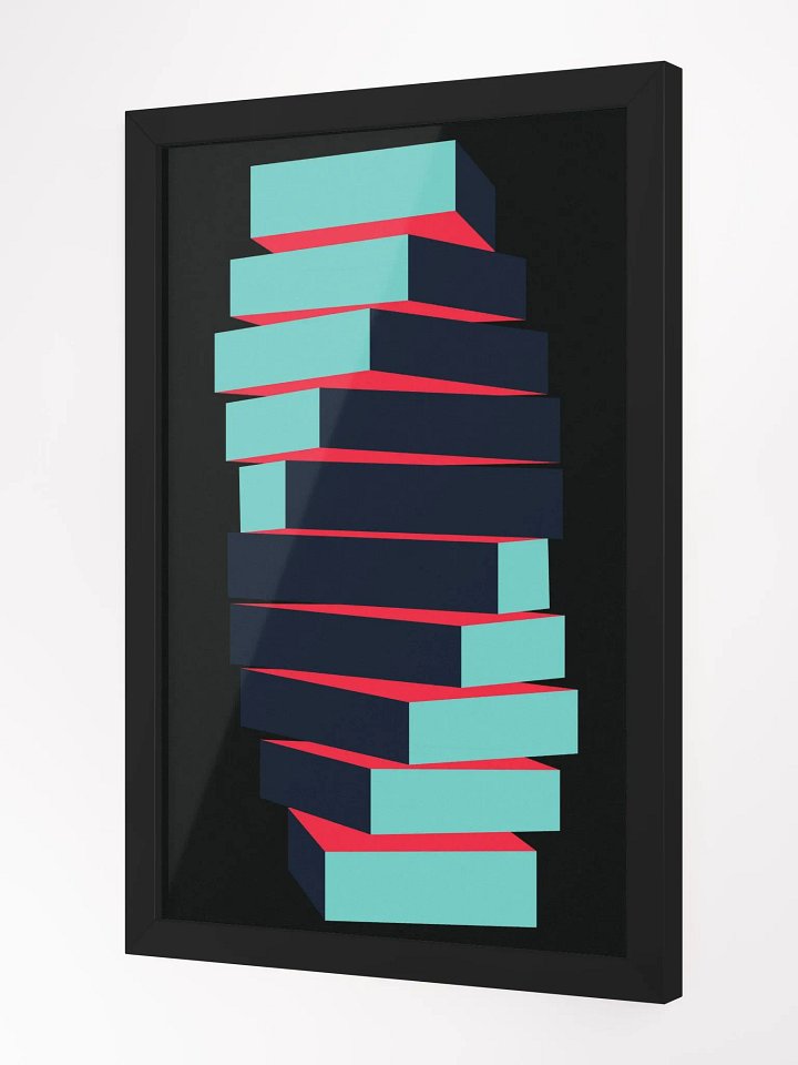Dynamic Color Stack Framed Poster product image (16)