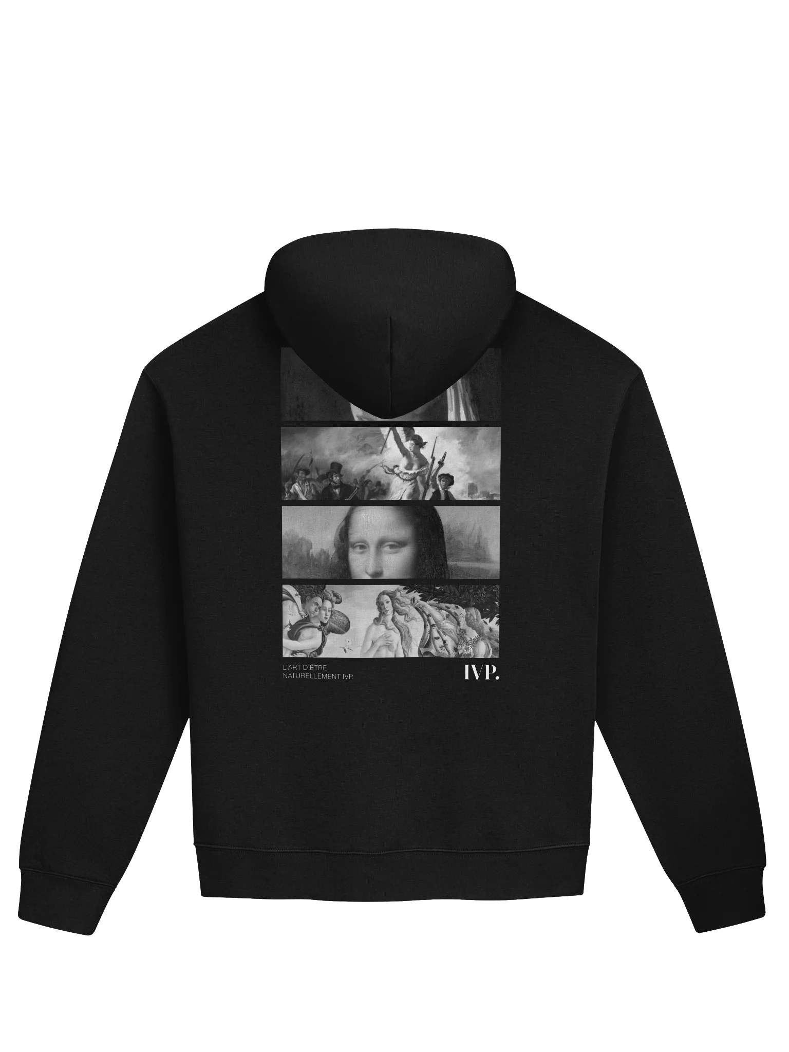 L'ART D'ÊTRE, NATURELLEMENT IVP - Black Hoodie product image (1)