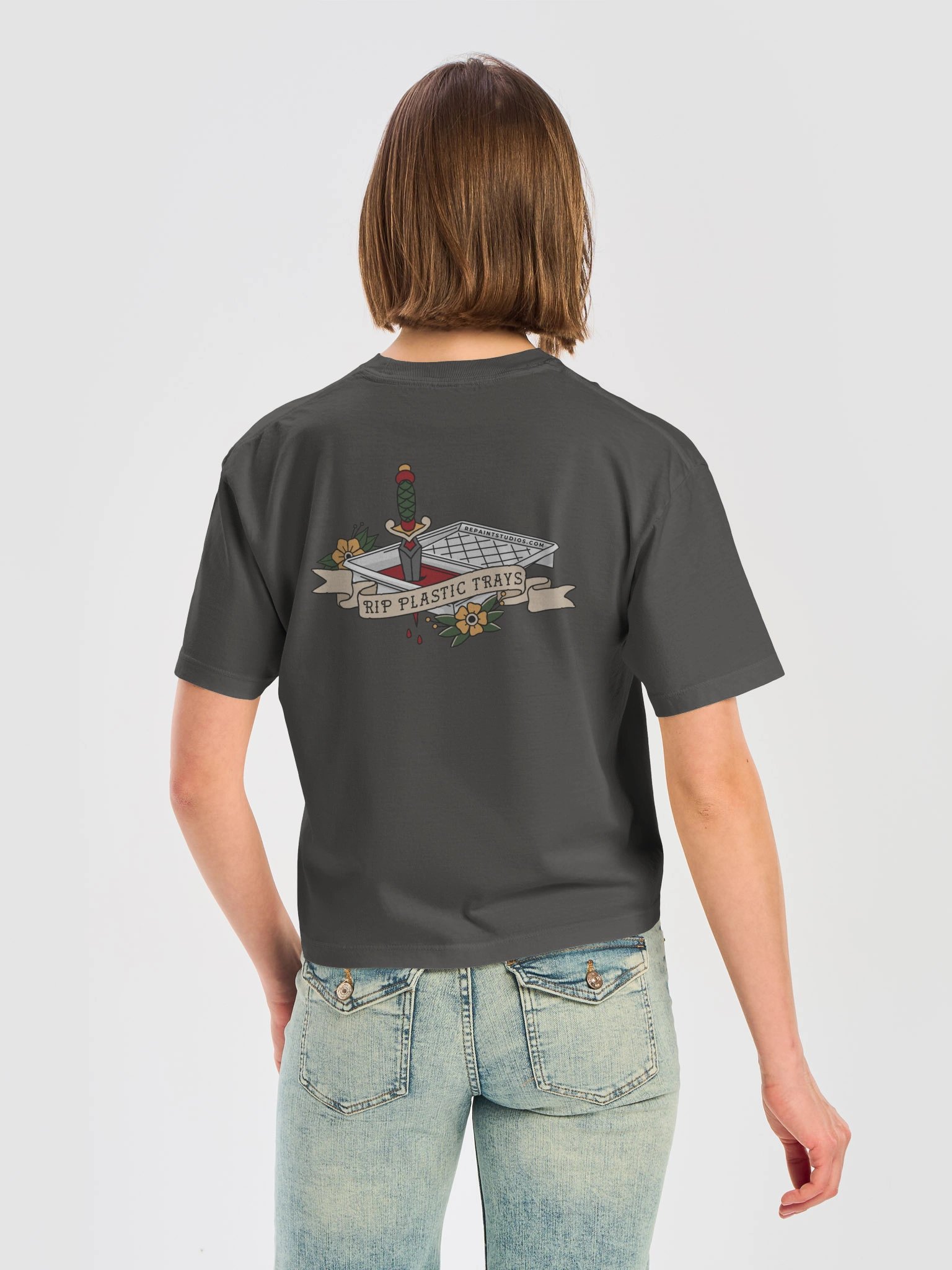 RIP Plastic Trays - Women's Boxy Tee product image (6)