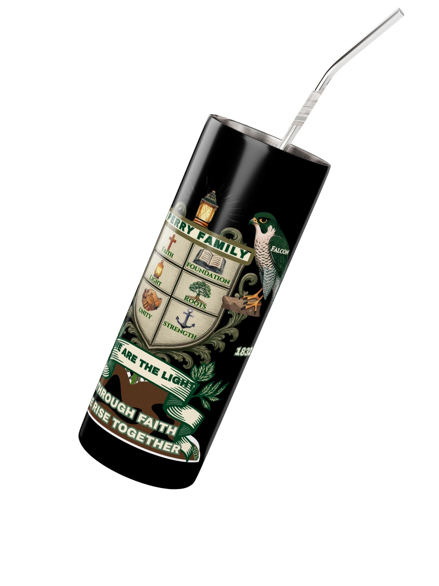 Perry Family Reunion 2026 Crest Tumbler – Legacy Edition product image (2)