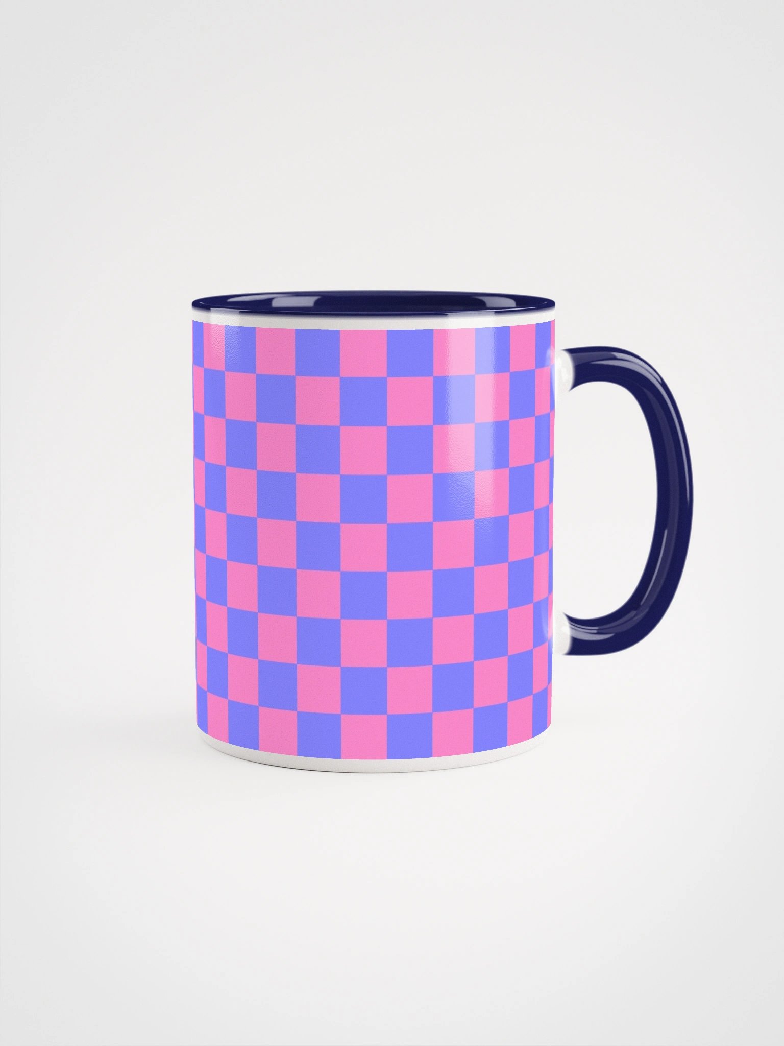 Checkered Mug in Periwinkle product image (3)