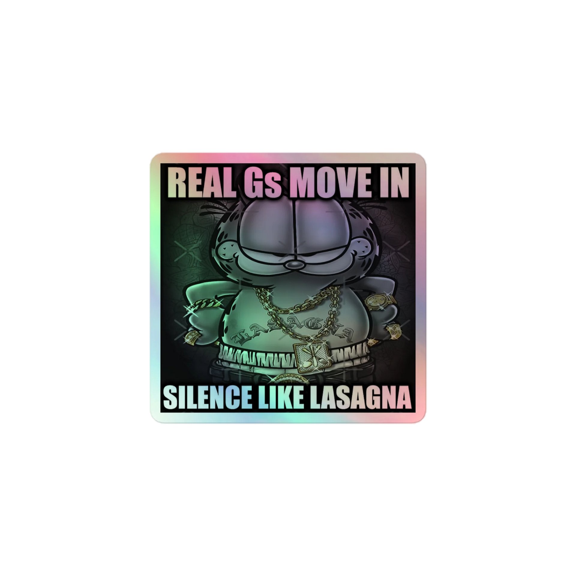 Real Gs Move In Silence Holographic Sticker product image (1)
