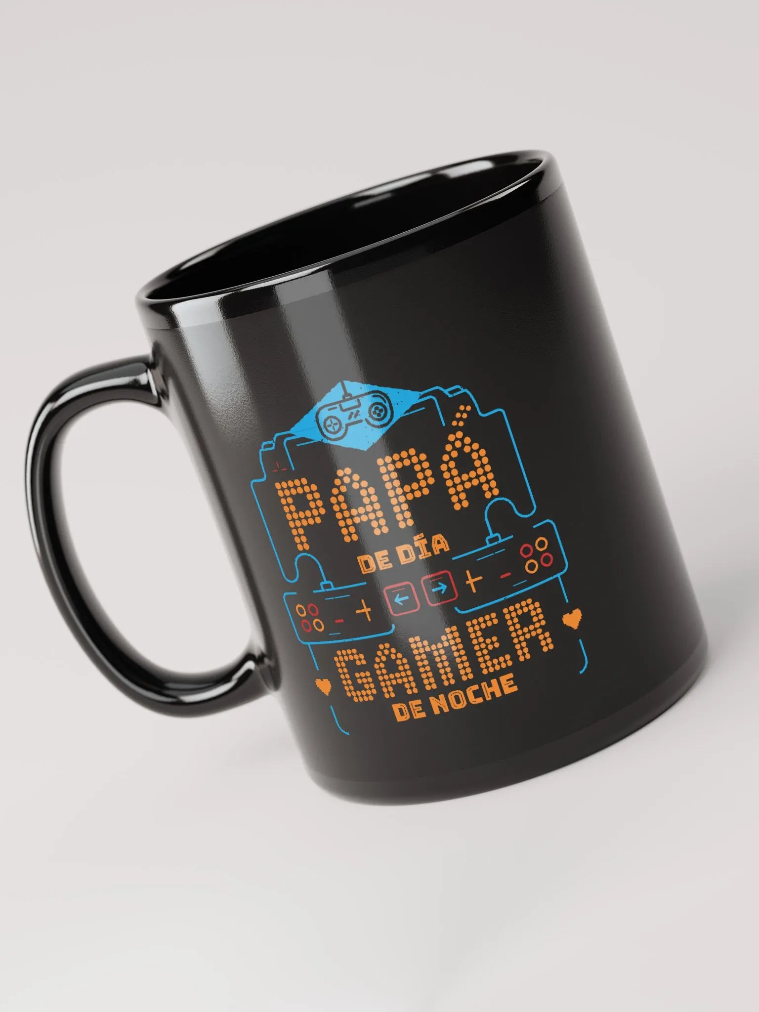 Papá de Día Gamer de Noche | Black Mug product image (3)
