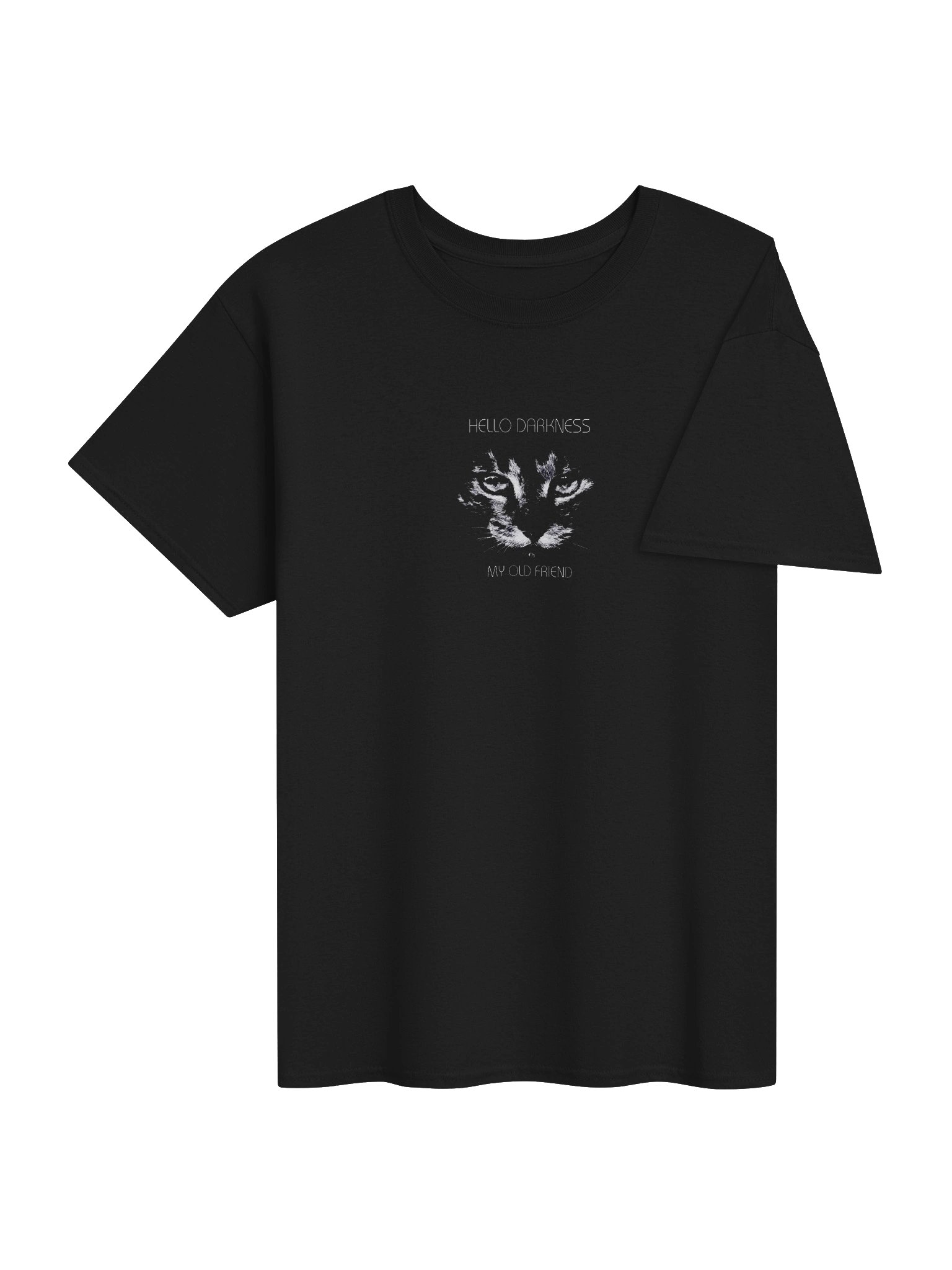Hello Darkness Cat Tee product image (4)