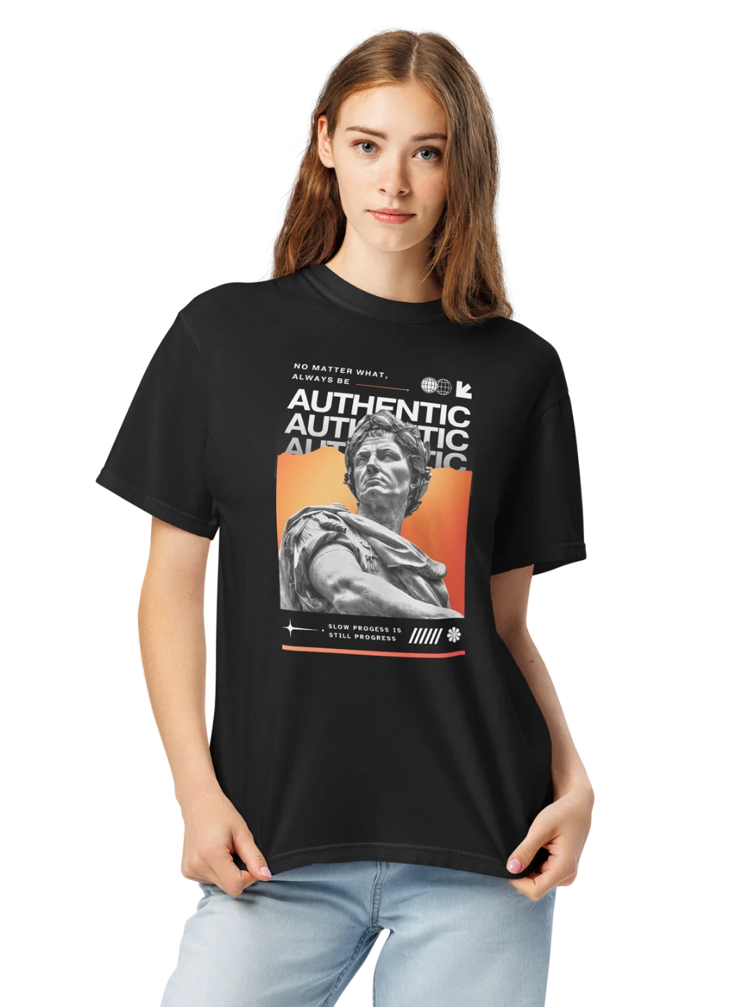 Always Be Authentic Statue Tee product image (2)
