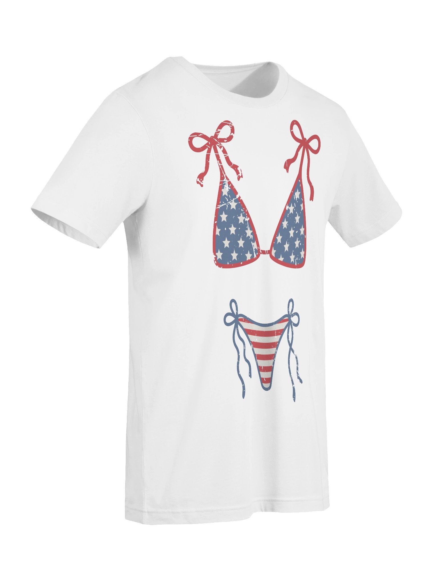 Patriotic Stars & Stripes Swimwear Tee product image (7)