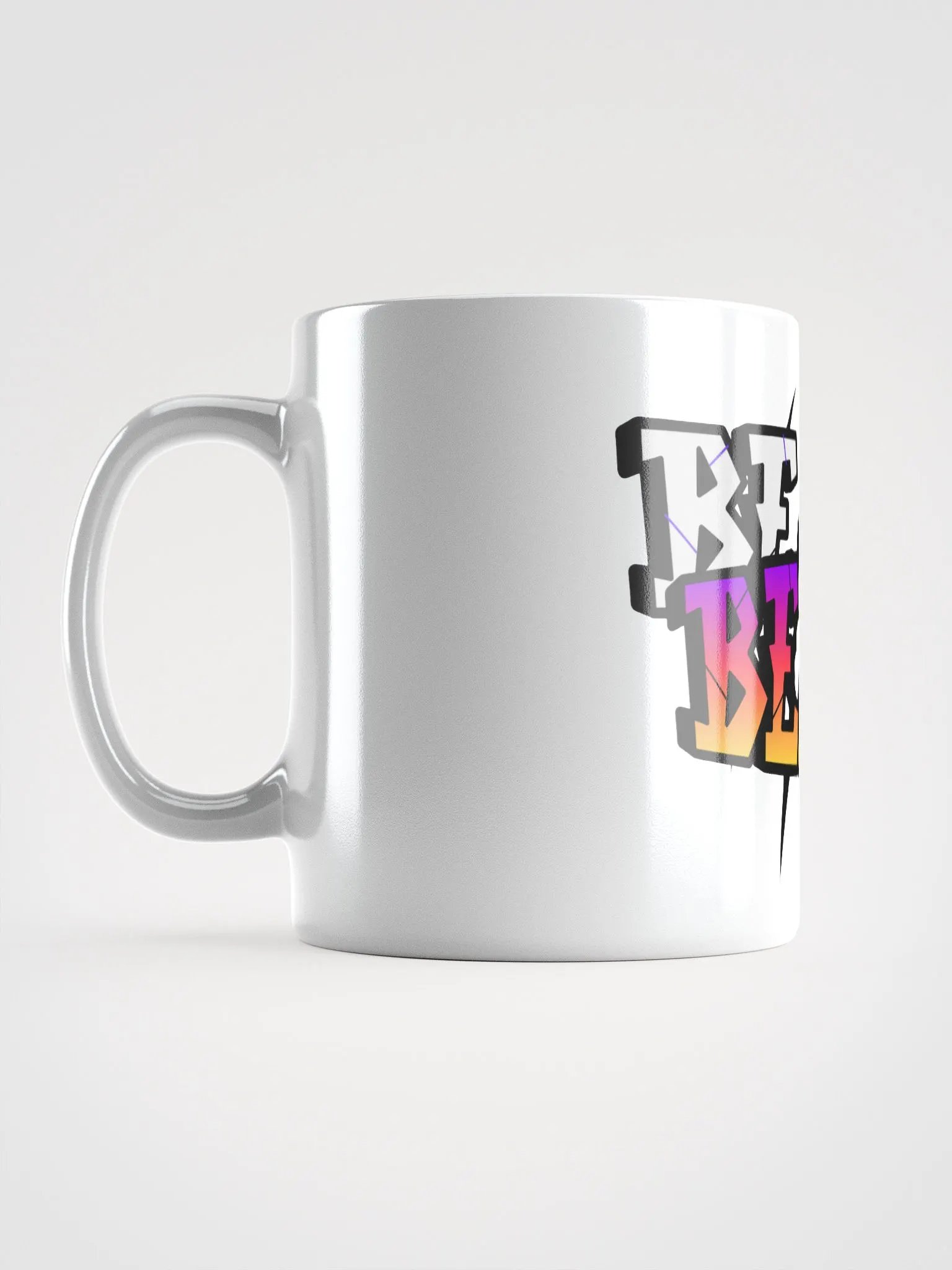 Bold BEAST Repeat - White Glossy Mug product image (3)